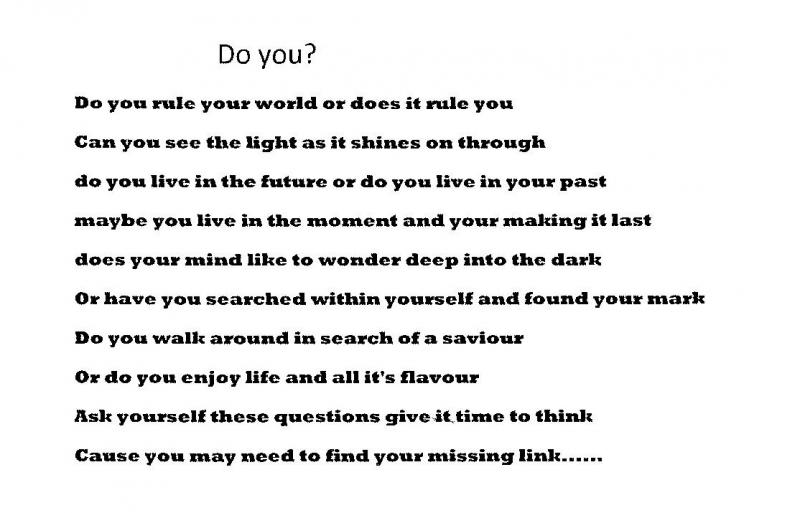 "Do you?" - A poem written by one of youth
